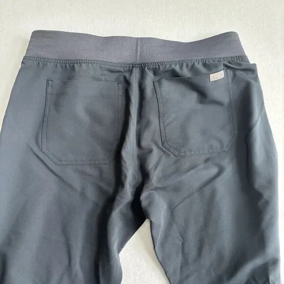 FIGS Livingston Basic Scrub Pants Women's Navy MP Pull On Straight Leg Medical - Picture 5 of 7